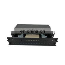 Steel Materials lc sc fc st 2U 48 Port Fiber Optic Patch Panel/diatribution Frame thumbnail-1