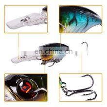 Amazon 78mm 11.6g Wholesale Factory Make Fishing Plastic Fish Bait Japanese Style Hard Crankbait Lures thumbnail-3