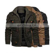 2021 High Quality Military, Mens Pilot Jacket Winter Fleece Jackets Warm Thicken Outerwear Plus Size Jacket- thumbnail-1