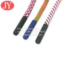 Black/red/blue Color Plastic Shoe Lace Aglet With Round Polyester String End Bullet Cord thumbnail-2