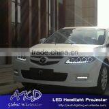 AKD Car Styling for Mazda 6 LED Headlights A-Type 2004-2013 Mazda6 LED Head Lamp Projector Bi Xenon Hid H7 thumbnail-6