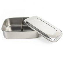 Wholesale Stainless Steel Rectangle Food Storage Containers Leak Proof Lunch Box With Lid thumbnail-4