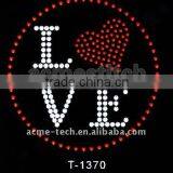 Best Valentine's Gift: Love Theme Rhinestone