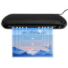 Alta Calidad Pequena Oficina Electrica de Calefaccion Rapida Plana de Plastico A3 Laminador Frio y Caliente thumbnail-4