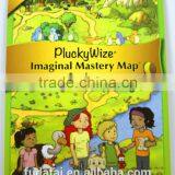 FDT Custom Die-cut Full Color Removable Label Sticker Soft Cover Book