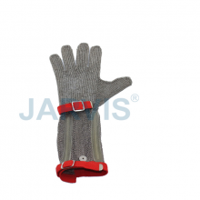The United States Imported U-SAFE Five-finger Steel Gloves Lengthened 15 cm Nylon Wrist Strap