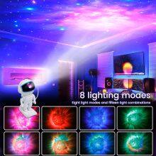 Skiing Astronaut Galaxy Projector Colorful Nebula Starry Sky Night Projector Smart Remote Control Led Desk Lamp For Bedroom thumbnail-5