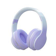 Gradient Design Colorful Microphone Headset Noise Cancelling Over Ear Headphones Cartoon BT Stereo Headphone thumbnail-1