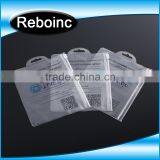 Logo Printed Slider Zipper Clear Pvc Bag for Package Vinyl Transparent Pvc Bag Cosmetic Packing Quality Choice thumbnail-1