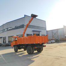 Four-wheel Drive Wheeled Excavator Attached to the Vehicle, Excavator Arm Installed on the All-terrain Transporter, 10-ton Integrated Excavator and Transporter thumbnail-3