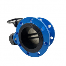 Cast Iron GG25 GGG50 Ductile Iron PN16 Flange Eccentric Butterfly Valve EPDM Soft Seal Manual Butterfly Valve thumbnail-6