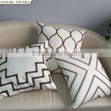 Embroidered Kinds Of Geometric Fingure Sofa Home Decor Cushion Cover thumbnail-1