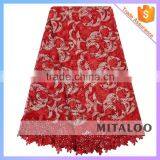 Mitaloo MFL1116 Good Designs Lace With Stones Lace Fabric Net Swiss Lace Fabric thumbnail-6