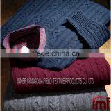 Men's Cashmere Aran Cable Crewneck Sweater thumbnail-2