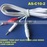 Tens Electrode Wire Lead With 2.35mm DC plug