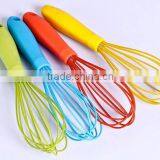 Hot Sale Rainbow Silicone Whisk With PP Handle Silicone Kitchen Utensils for Blending, Whisking, Beating & Stirring thumbnail-2