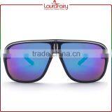 Laura Fairy Portable Blue Lens Black Frame Cheap Adjustable Foldable Sunglasses thumbnail-3