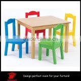 Cartoon Study Table and Chair Party School Furniture for Kids thumbnail-1