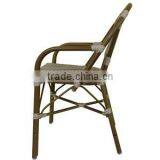 Bamboo Look French Rattan Bistro Chair thumbnail-5