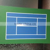 all-weather tennis court coating materials