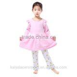 Persnickety Remake Fall Kid Clothes Polka Gold Dot 2pcs Childrens Boutique Clothing 2016 thumbnail-1