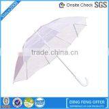 Arc 60inch *8Ribs Transparent Umbrella Clear Straight Umbrella