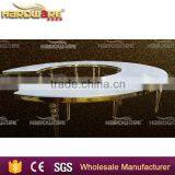 Half Moon Mdf Table,white Mdf Top Wedding Table thumbnail-5