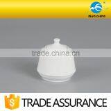 Durable White Ceramic Sugar Pot for Kitchen thumbnail-1