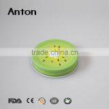 Kiwi Fruit Shaped Custom Straw Metal Tinplate Caps thumbnail-4