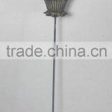 8009026F-Dragonfly Metal Flower Stick w/ Planter Holder