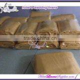 Dia-320cm Gold Poly Damask Round Tablecloths for Table Decorations in Banquets, Events thumbnail-2