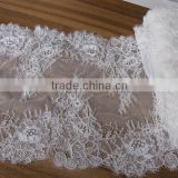 swiss lace fabric/swiss voile lace in switzerland 2016 in 50 yards/2016 bridal french lace/stretch lace wedding,white lace