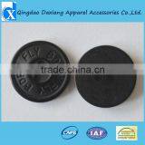 Custom Logo Black Two Holes Sew Button