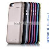 3800mAh External battery backup power bank charger case cover for iphone 6 / 6S
