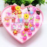 Newest Multi Design Ring Jewelry Set Customized Plastic Finger Ring