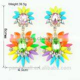 2015 Spring Designs Shourouk Flower Jewels Stud Earrings for Women(EJEW-JL052-01) thumbnail-2