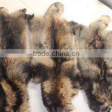 Factory Price Animal Skins Natural Real Raccoon Fur Skins