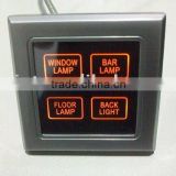 Hotel system,power saving, light switch, touch screen