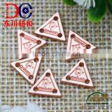 Custom Brand Logo Label Tag Nickel Plate Metal Plate for Garment