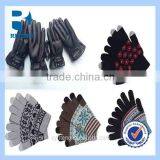Wholesale Promotional Fashion Warm Screen Touch Gloves for All Smart Mobilephone Tablet PC