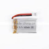 3.7V 600mAh 25C Lipo Battery 802540 Molex 50005 Connector for RC Toy Multicopter thumbnail-2