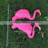 Sculptural Gardens Pink Flamingo Lawn Ornament Flamingo Figurine Plastic Party Grassland Garden Ornaments Decoration thumbnail-1