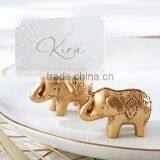 Wedding Favors Gold Lucky Elephant Place Card Holders thumbnail-1