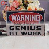 Decorative Tin Sign Custom Made Vintage Wall Signs thumbnail-2