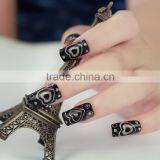 Custom Nail Art Stamping Plates,nail Sticker Printing Paper,wedding Lace White Nail Wrap thumbnail-2