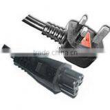 U.K. Power Cord BSI Power Cord With IEC Connector C5