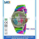 colorful young girls silicone watch