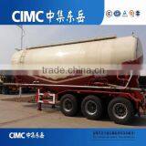 CIMC 3 Axles 50cbm Dry Bulk Cement Tanker Semi Trailer (V Type) thumbnail-2