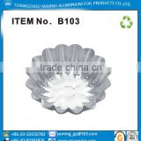 #B103 small disposable and microwavable foil bakery cake mold