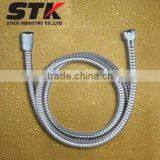 double lock shower hose in Stainless steel